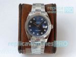 Swiss Replica Oyster Datejust II SS Blue Diamond Dial 41MM VR Factory Rolex Watch